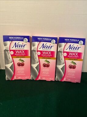 3 XNair Wax Strips for legs & Body